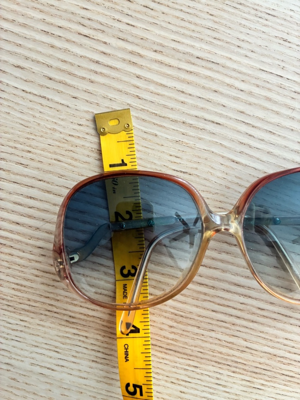 Vintage Oversized Drop Temple Gradient Women's Sunglasses - Picture 7 of 8